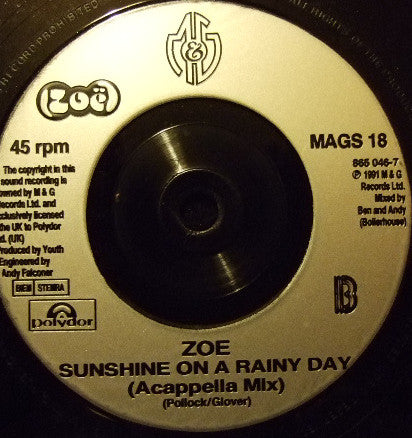 Zoë : Lightning (7", Single)