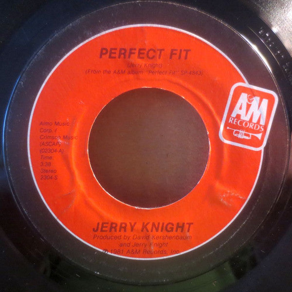 Jerry Knight : Perfect Fit (7", Single, Styrene, Pit)
