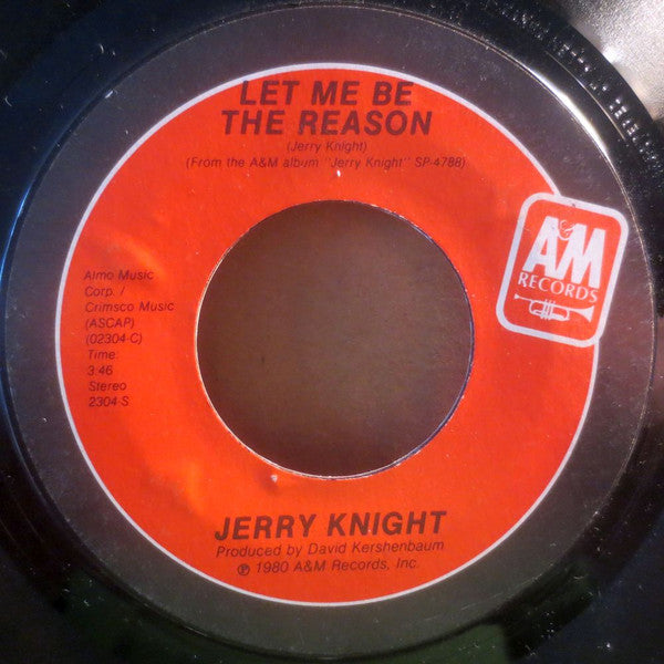 Jerry Knight : Perfect Fit (7", Single, Styrene, Pit)