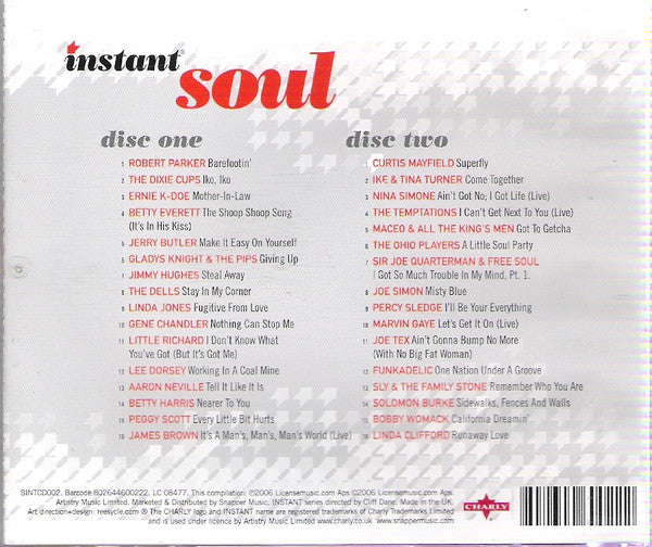 Various : Instant Soul (2xCD, Comp)