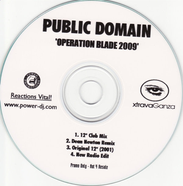 Public Domain : Operation Blade 2009 (CDr, Promo)