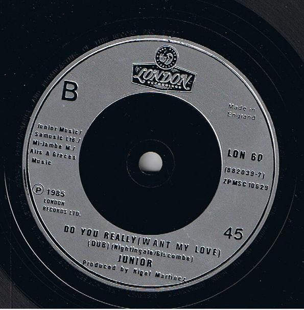 Junior (2) : Do You Really (Want My Love) (7", Single)