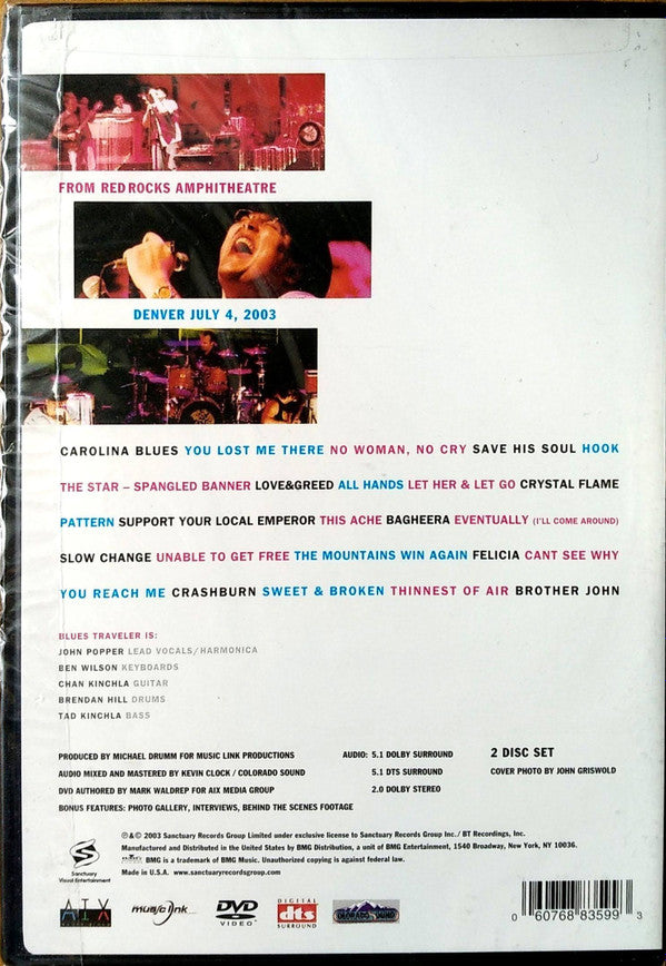 Blues Traveler : Thinnest Of Air (Live) (2xDVD-V, NTSC)