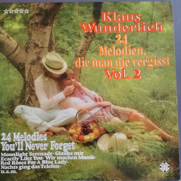 Klaus Wunderlich : 24 Melodien, Die Man Nie Vergisst Vol. 2 (LP, RE)