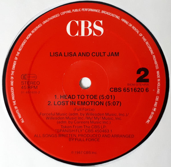 Lisa Lisa & Cult Jam : I Promise You (12", Maxi)