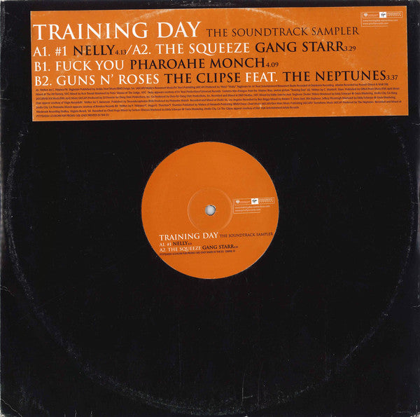 Various : Training Day (The Soundtrack Sampler) (12", Promo, Smplr)