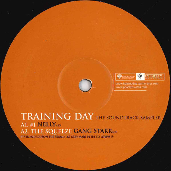 Various : Training Day (The Soundtrack Sampler) (12", Promo, Smplr)
