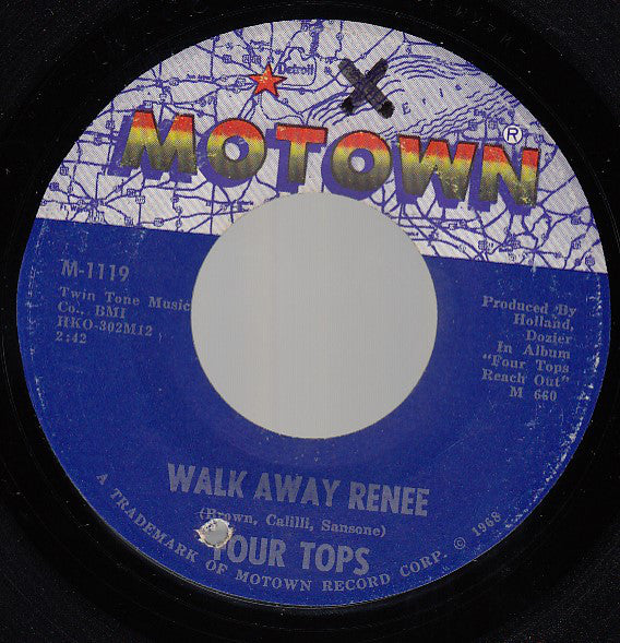 Four Tops : Walk Away Renee / Your Love Is Wonderful (7", Single, ARP)