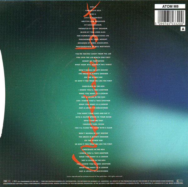 Bros : Chocolate Box (7", Single, Mat)
