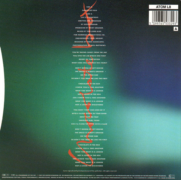 Bros : Chocolate Box (7", Single, Luk)