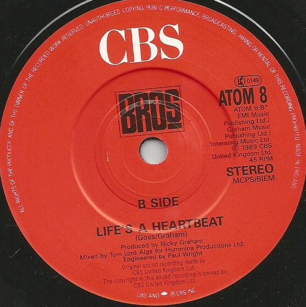 Bros : Chocolate Box (7", Single, Luk)