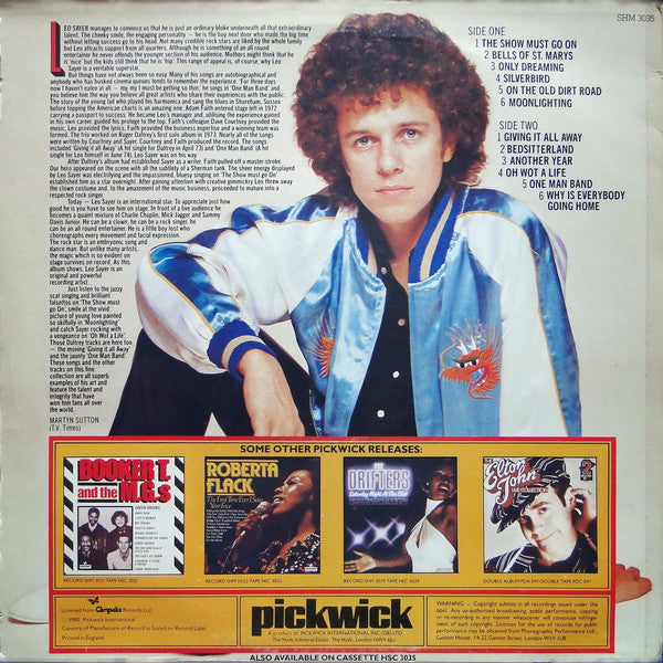 Leo Sayer : The Show Must Go On (LP, Comp)