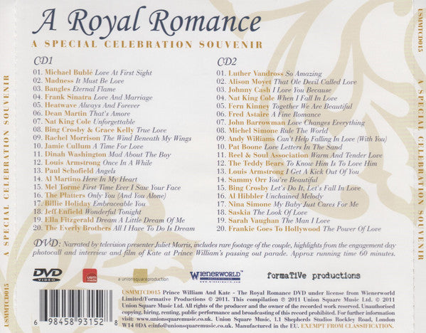 Various : A Royal Romance: A Special Celebration Souvenir (2xCD, Comp + DVD-V)