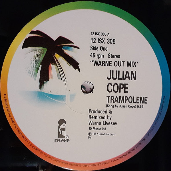 Julian Cope : Trampolene (12", Single)
