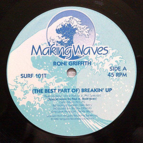 Roni Griffith : (The Best Part Of) Breakin' Up (12")