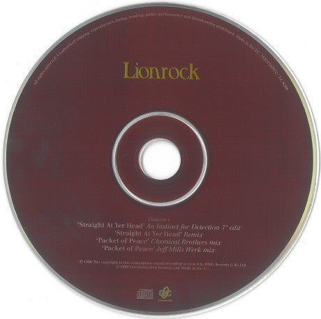Lionrock : Straight At Yer Head (CD, Single, Cha)