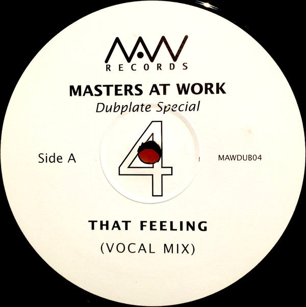 Masters At Work : Dubplate Special 4 (12", Unofficial)