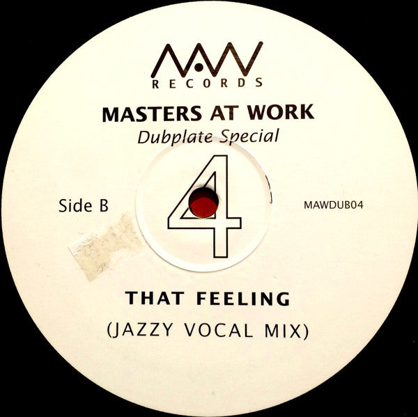 Masters At Work : Dubplate Special 4 (12", Unofficial)