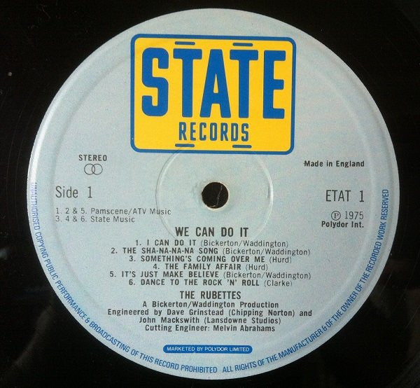 The Rubettes : We Can Do It (LP, Album)