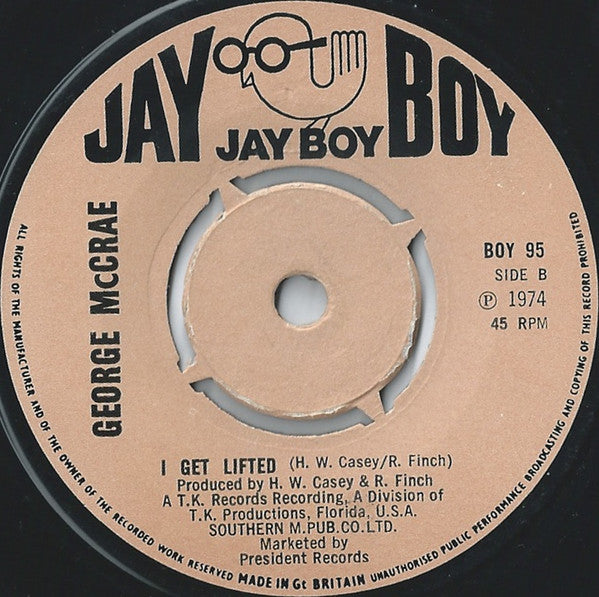 George McCrae : Sing A Happy Song (7", Single, 4-P)
