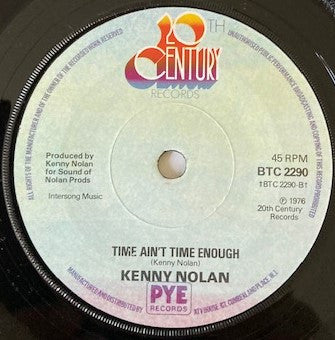 Kenny Nolan : I Like Dreamin' / Time Ain't Time Enough (7", Single)