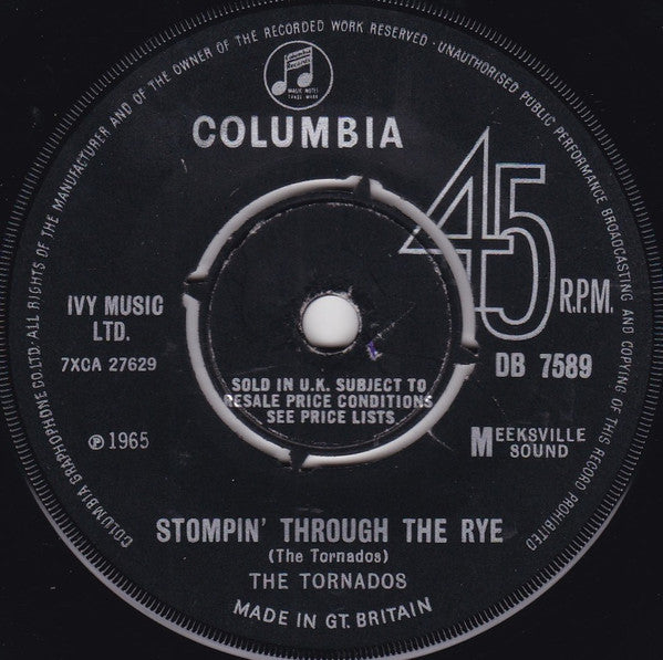 The Tornados : Early Bird (7", Single, Mono)