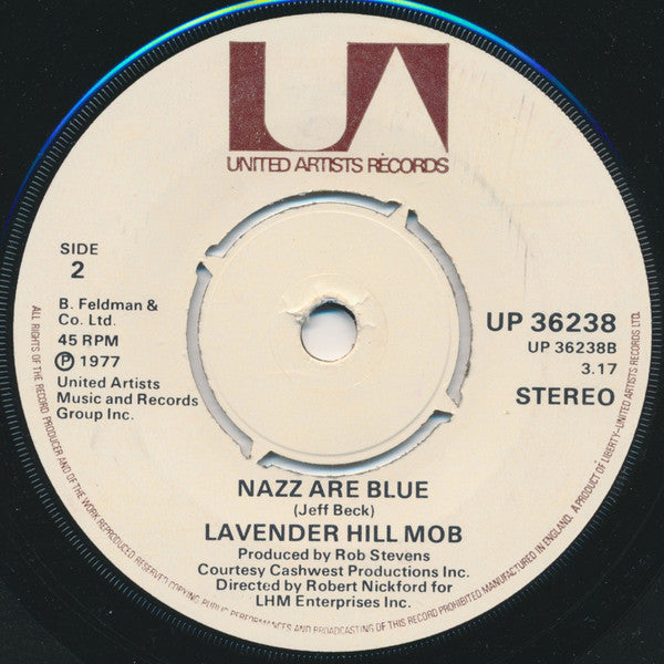 Lavender Hill Mob : The Party Song (7")