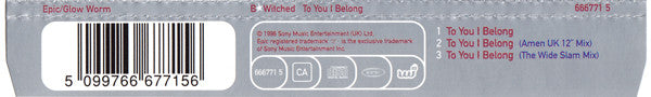 B*Witched : To You I Belong (CD, Single)