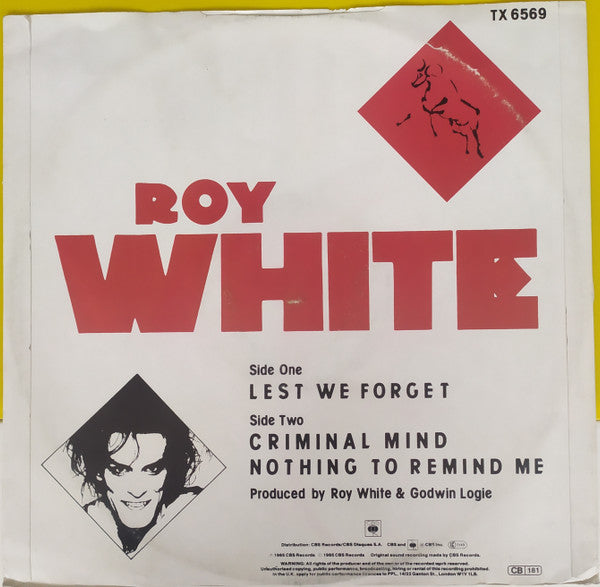 Roy White : Lest We Forget (12")