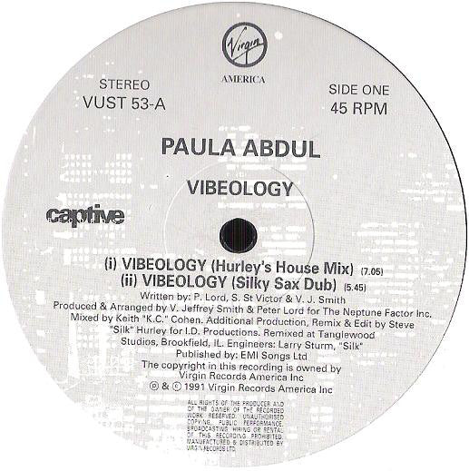 Paula Abdul : Vibeology (12", Single)