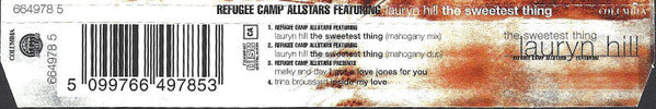 Refugee Camp All Stars Featuring Lauryn Hill : The Sweetest Thing (CD, Single)