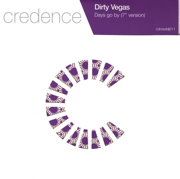 Dirty Vegas : Days Go By (CD, Single, Promo, Car)