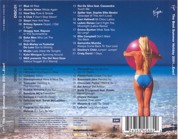 Various : The Best Summer Holiday 2001 ... Ever! (2xCD, Comp)
