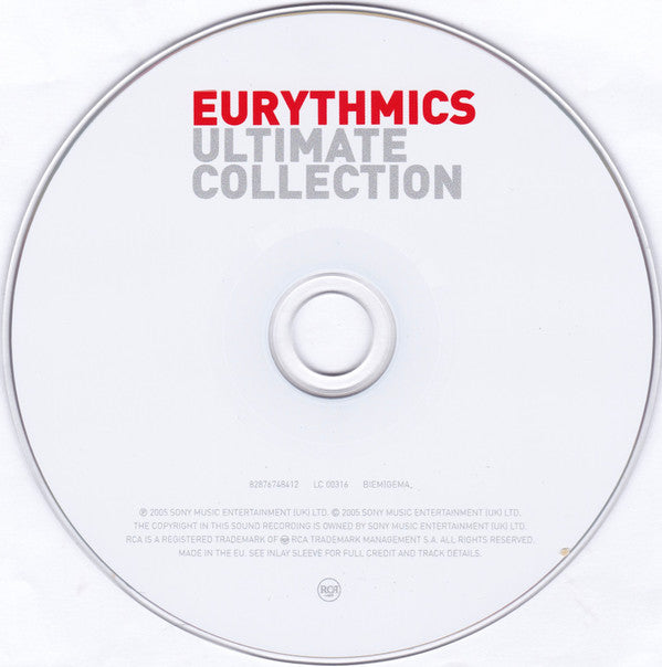 Eurythmics : Ultimate Collection (CD, Comp, RM, RP)