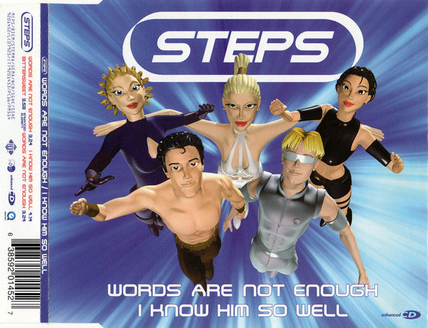 Steps : Words Are Not Enough / I Know Him So Well (CD, Single, Enh)