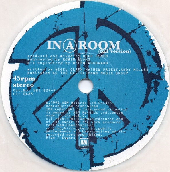 Dodgy : In A Room (7", Single, Ltd, Num, Whi)