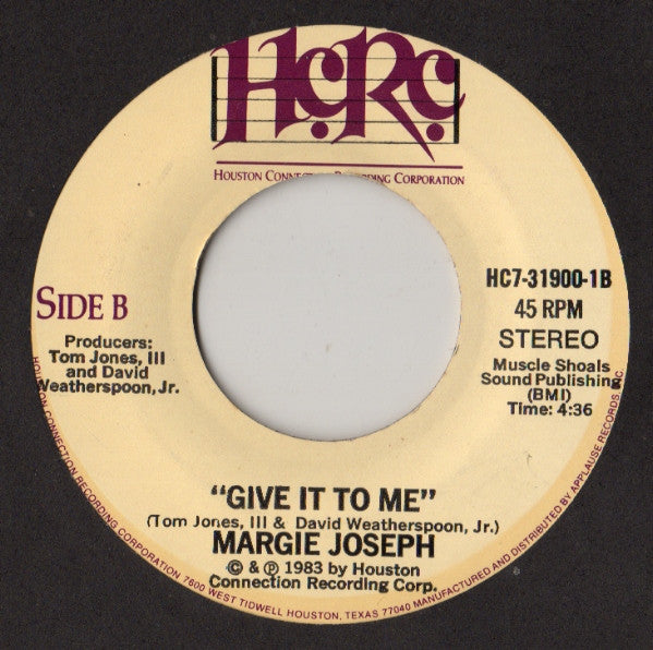 Margie Joseph : Come And Make Love With Me (7", Single)