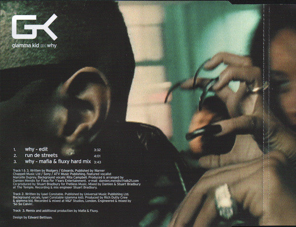 Glamma Kid : Why (CD, Single)