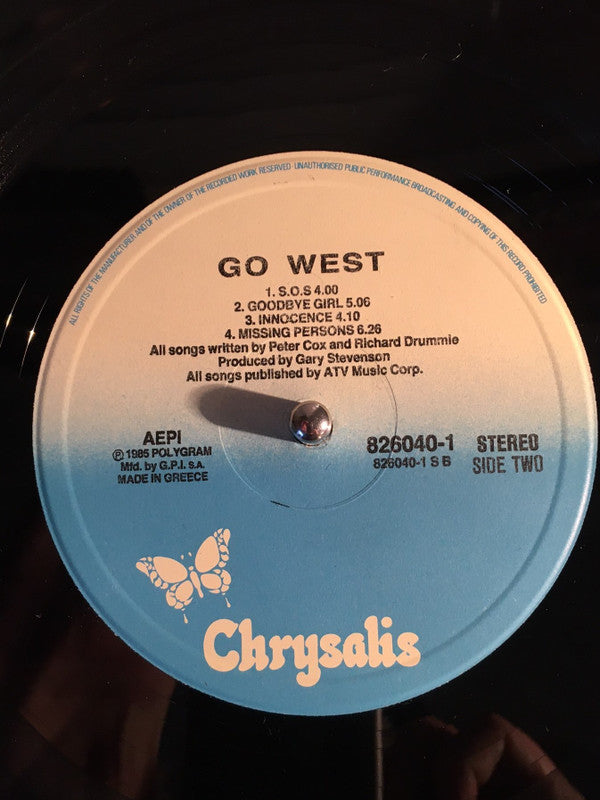 Go West : Go West (LP, Album)