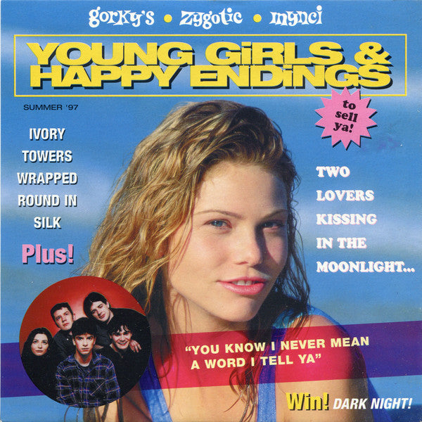 Gorky's Zygotic Mynci : Young Girls & Happy Endings / Dark Night (7", Single)