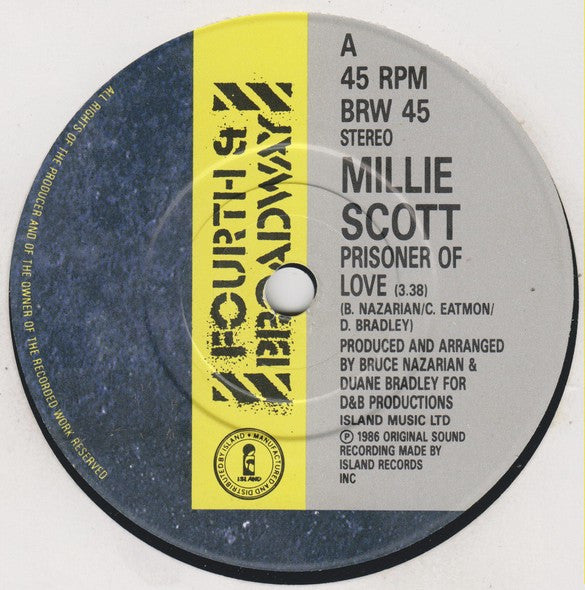 Millie Scott : Prisoner Of Love (7", Single)