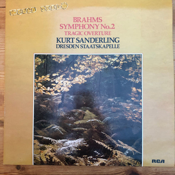 Johannes Brahms - Kurt Sanderling, Staatskapelle Dresden : Symphony No. 2 / Tragic Overture (LP)