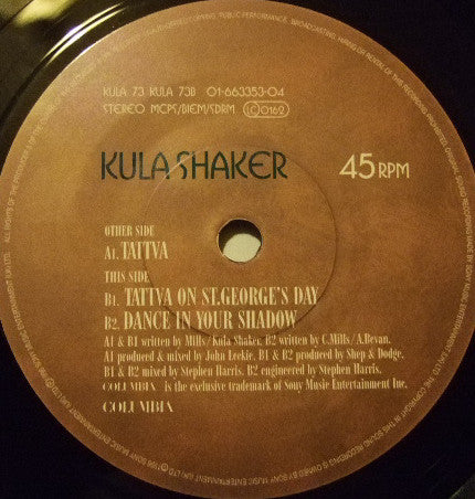 Kula Shaker : Tattva (7", Single, Orl)