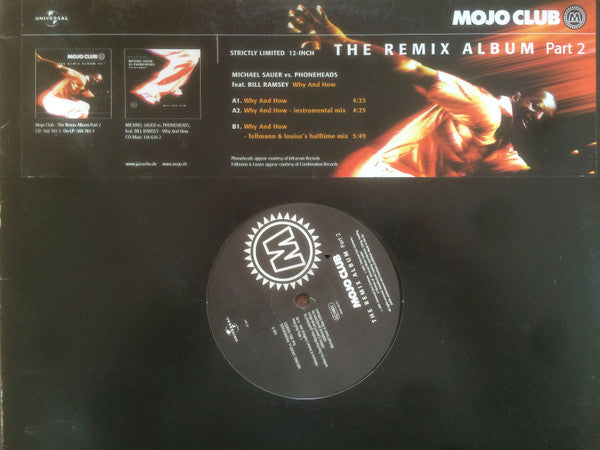 Michael Sauer Vs. Phoneheads Feat. Bill Ramsey : Why And How (12", Ltd)