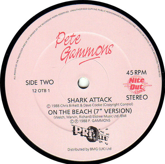Pete Gammons : On The Beach (12")