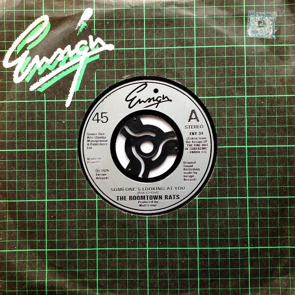 The Boomtown Rats : Someone's Looking At You (7", Single)