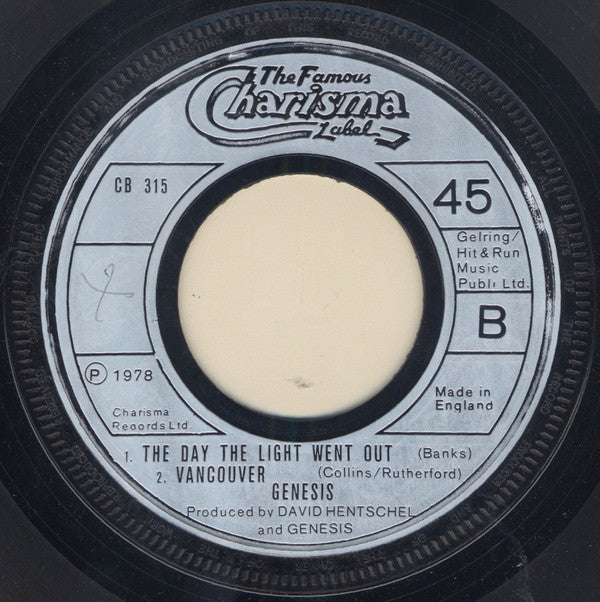 Genesis : Many Too Many (7", Single, Lar)