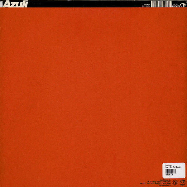 LoveRush : Luv 2 See Ya (Dancin) (12")