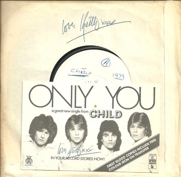 Child (2) : Only You (And You Alone) / Loves Away (7", Single, Promo, W/Lbl)