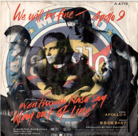 Adam Ant : Apollo 9 (Blast Off Mix) (7", Single)